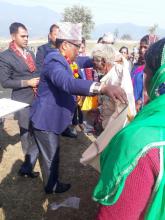 जेष्ठ नागरिक सम्मान कार्यक्रम
